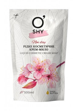 Рідке косметичне крем-мило O'shy New Day Liquid Cosmetic Cream Soap, 500 мл (дойпак)