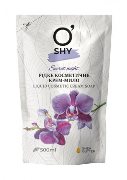 Рідке косметичне крем-мило O'shy Secret Night Liquid Cosmetic Cream Soap, 500 мл (дойпак)
