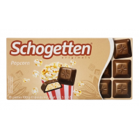 Шоколад молочный Schogetten Popcorn, 100 г 