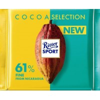 Шоколад Ritter Sport темний 61% какао, 100 г