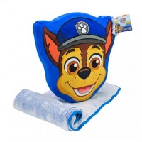 Детская игрушка-Подушка с пледом Kids Hits Paw Patrol (синяя)