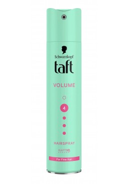 Лак для волос Taft Volume Hairspray 4 для тонких волос 250 мл