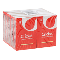 Спички безопасные бытовые Cricket (спайка 10 коробок)