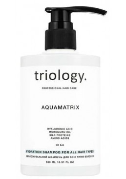 Зволожуючий шампунь для волосся triology. Aquamatrix, 500 мл