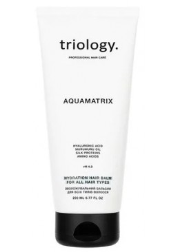 Зволожуючий бальзам для волосся triology. Aquamatrix, 200 мл