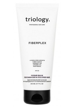Відновлюючий бальзам triology. Fiberplex для пошкодженого та фарбованого волосся, 200 мл