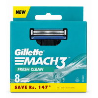 Змінні картриджі для гоління Gillette Mach3 Fresh Clean, 8 шт