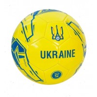 Футбольный мяч UKRAINE EN3325, 340–360 г (жёлтый)