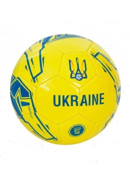 Футбольный мяч UKRAINE EN3325, 340–360 г (жёлтый)