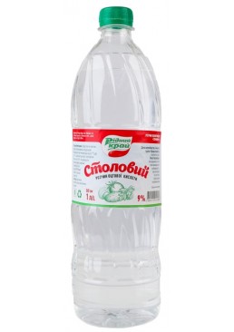 Уксус столовый 9% Родной край, 1л