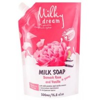 Рідке крем-мило Milky Dream дамаська троянда і ваніль, 500 мл