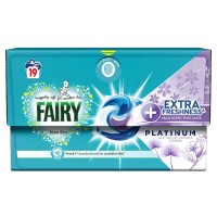 Капсулы для стирки детских вещей Fairy Platinum+Extra Freshness, 19 шт