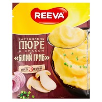 Пюре картофельное Reeva со вкусом белые грибы, 40 г