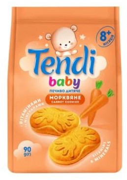 Печенье Lagoda Tendi baby Морковное, 90 г