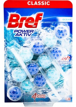 Підвісний блок для туалету Bref Power Aktiv Ocean, 3 х 50 г