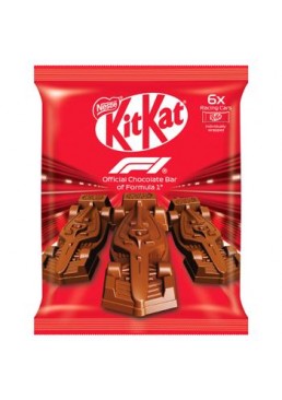 Шоколад молочний Kit Kat Racing Cars фігурний, 11г х 6 шт
