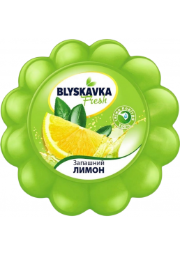 Гелевий освіжувач Blyskavka Fresh Запашний Лимон, 1 шт