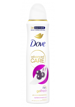 Дезодорант-спрей Dove Ягоды асаи и водяная лилия, 150 мл