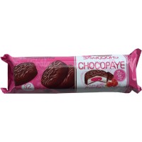 Печенье Choco Paye Клубничное с маршмеллоу, покрытое шоколадной глазурью, 216 г