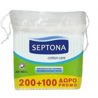 Septona ватные палочки полиэтилен 200+100 шт