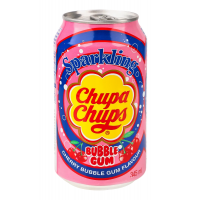 Напій газований Chupa Chups Cherry Bubble Gum, 345 мл