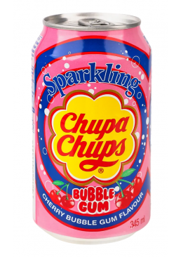 Напиток газированный Chupa Chups Cherry Bubble Gum, 345 мл