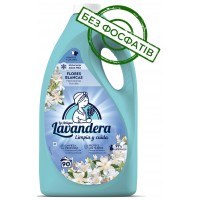Гель для прання Lavandera Flores Blancas з ароматом жасмину, 4.5 л (90 прань)
