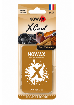 Ароматизатор для авто Nowax NX07543 X-CARD Anti Tobacco
