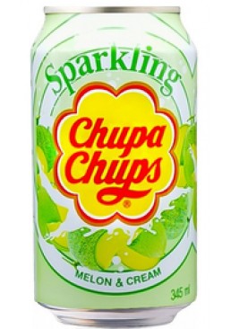 Напиток безалкогольный газированный Melon&Cream Chupa Chups, 345 мл