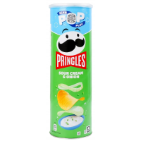 Чипсы Pringles Sour Cream & Onion Сметана-лук, 165 г