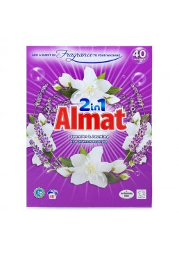 Пральний порошок Almat 2 in 1 Lavender & Jasmine, 2.6 кг (40 прань)