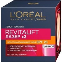 Денний крем-догляд L'Oreal Paris Revitalift Laser Х3 Регенеруючий з SPF-20, 50 мл 