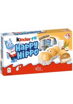 Батончики Kinder Happy Hippo Haselnuss, 103.5 г