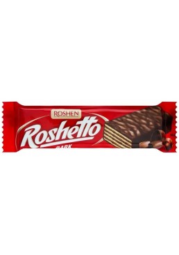 Вафли Roshen Roshetto Dark глазированные, 34г