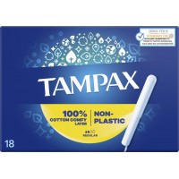 Тампони Tampax Regular з аплікатором, 18 шт (2 краплі)