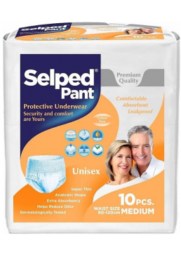 Подгузники-трусики для взрослых Selped Pant M, 10 шт (80-120 см)