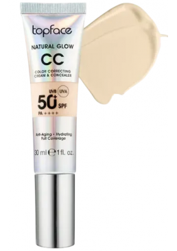 Тональный крем Topface «Natural Glow CC Cream & Concealer» PT472 002, 30 мл