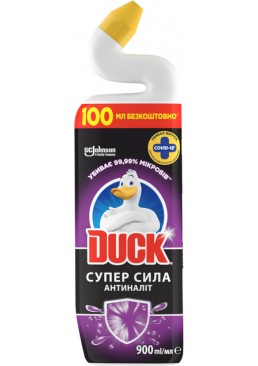 Средство чистящее Duck для унитаза антиналёт, 900 мл