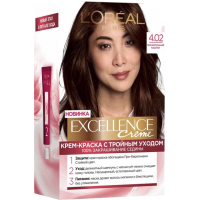 Краска для волос L'Oreal Paris Excellence оттенок 4.02 - Пленительный каштан, 1 шт