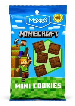 Міні-печиво Maxies Minecraft зі смаком какао, 100 г