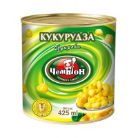 Кукуруза сахарная 425 мл ж/б ТМ «Чемпион»