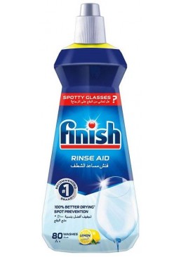 Ополаскиватель для посуды в посудомоечных машинах Finish Rinse Aid Lemon, 400 мл