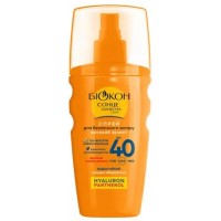 Спрей для безпечної засмаги Біокон Високий захист SPF 40 UVA UVB водостійкий, 160 мл