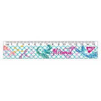 Лінійка Yes "Mermaid" 370556, 15 см 