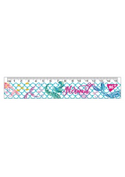 Линейка Yes «Mermaid» 370556, 15 см
