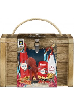 Набір Old Spice Treasure Chest Deep Sea (дезодорант 50 мл + лосьйон після гоління 100 мл + гель для душу 250 мл)