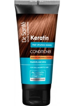 Бальзам Dr.Sante Keratin блеск и эластичность, 200 мл