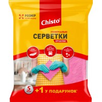 Салфетки Chisto влаговпитывающие, 5 + 1 шт (16х16 см)