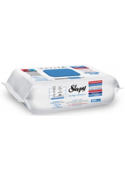 Вологі серветки для прибирання Sleepy Easy Clean з клапаном Хвоя, 100 шт