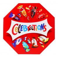 Цукерки шоколадні в подарунковій коробці Celebrations, 186 г